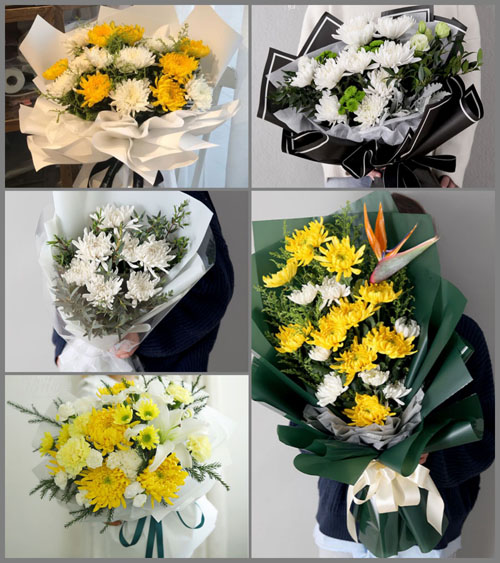 湖北黄石市阳新县浮屠镇茶铺村白事花束代送